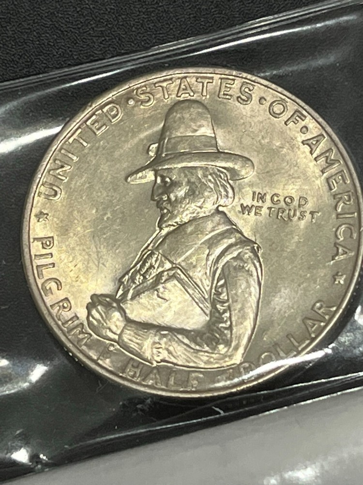 1920 PILGRIM 50c UNC BU SILVER COMMEMORATIVE HALF DOLLAR