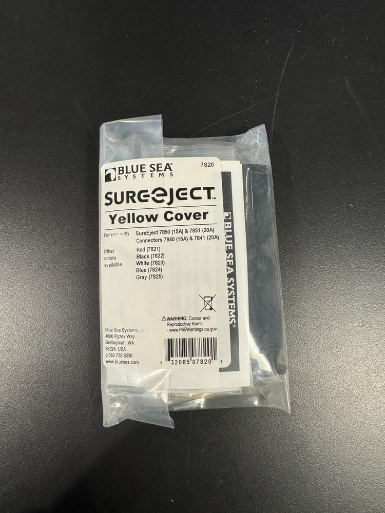 Blue Sea System Sure Eject Cover Yellow 7820