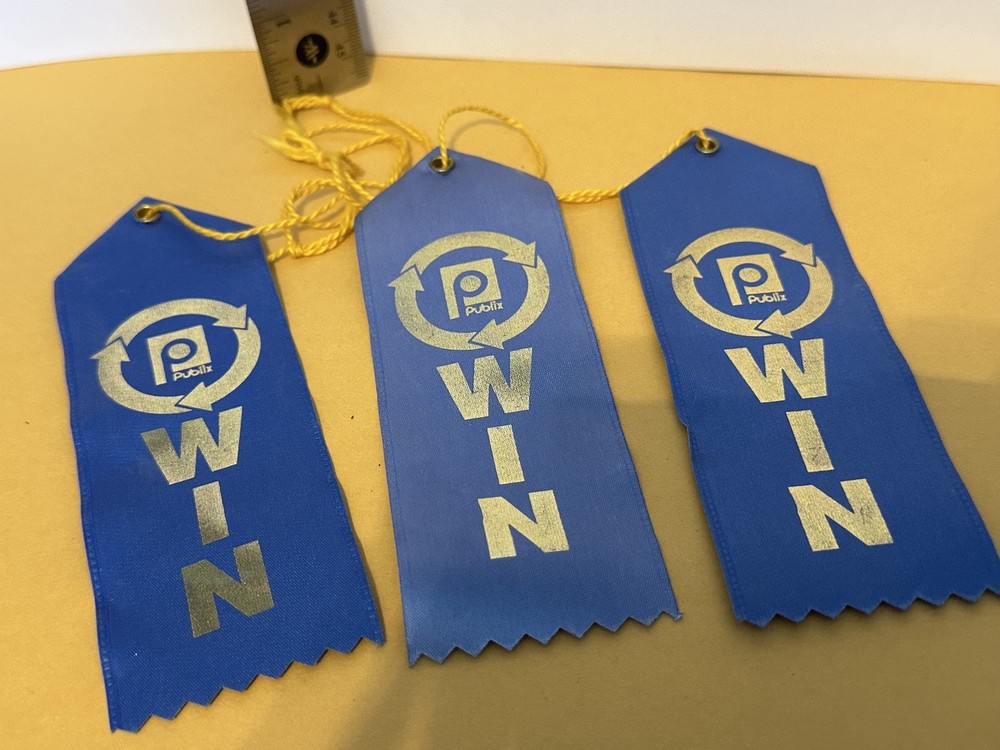 Publix "WIN" Award Ribbons