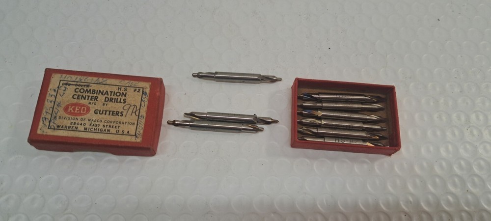 9 pack keo cutters high speed #2 combination center drills