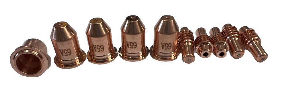 Harbor Freight Titanium IPT65 IPTM65 Plasma Torch Tips Electrode 10pcs(65A),USPS