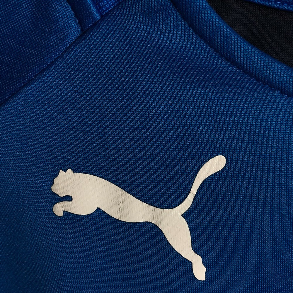 Rangers Training Jacket Long Sleeve Blue Black Puma Polyester Mens Size M