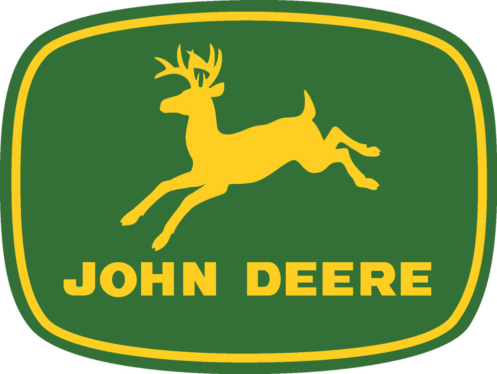John Deere sticker weatherproof bumper vinyl decal