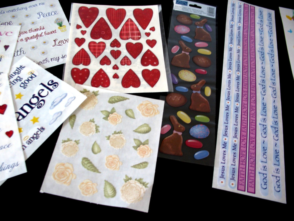 CREATIVE MEMORIES Stickers-Easter, Religious Block And Great Lengths