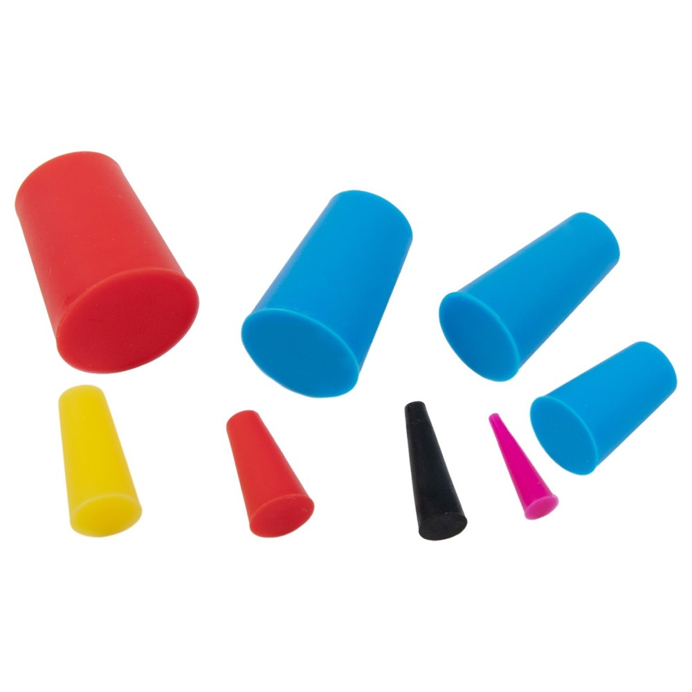 105Pcs High Temp Masking Powder Coating Silicone Cone Assortment Kit