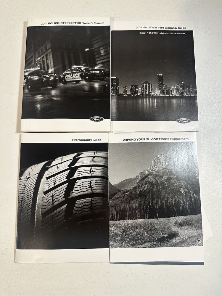 2014 Ford Police Interceptor Owner's Manual Set