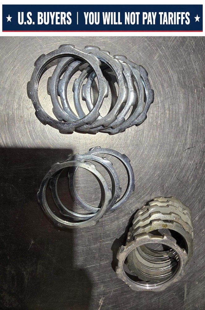 Conduit Locknut, 2 Inch "LOT OF 14 ASSORTED"