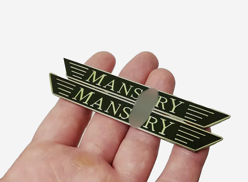G-Class Inspired Metal Badges & Emblems – 2 Pcs Decorative Set