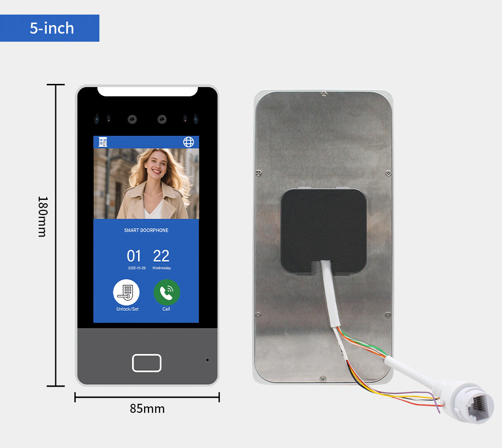1-32 Unit Apartment Video Intercom System with Face Recognition & Access Control