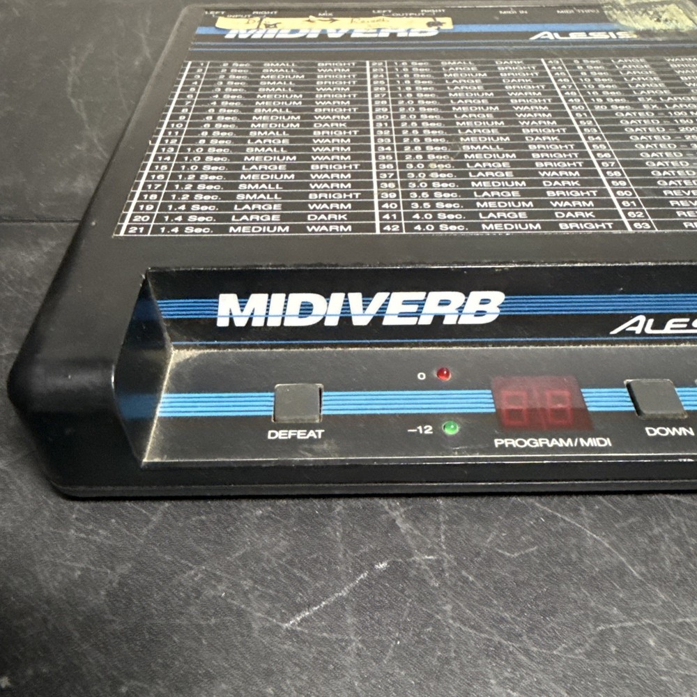 Alesis Midiverb Desktop Version Vintage Original not tested