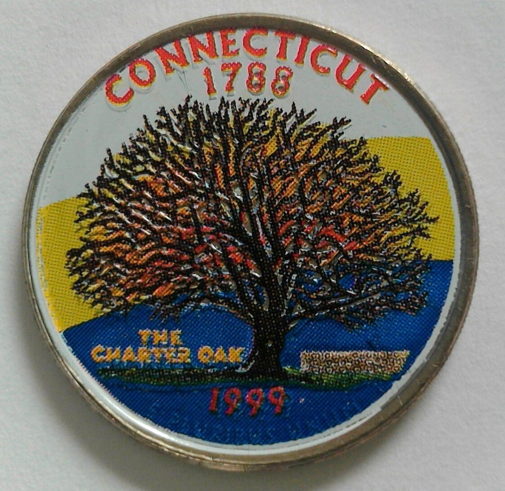 Connecticut - 1999 Colorized State Quarter