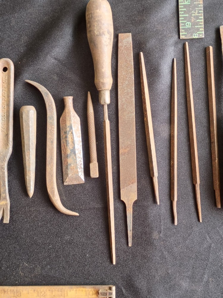 Antique Tools And Trunk 45 Items!!!!Inside !!