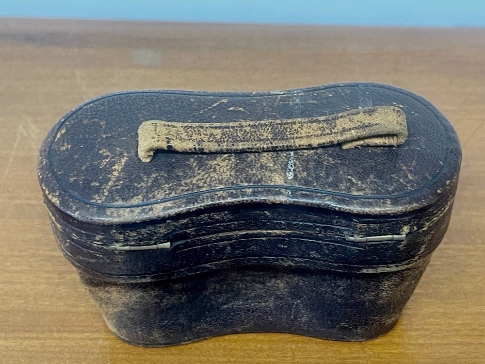 Antique Opera Glasses Binoculars with Original Case – 1 Lens Blurred