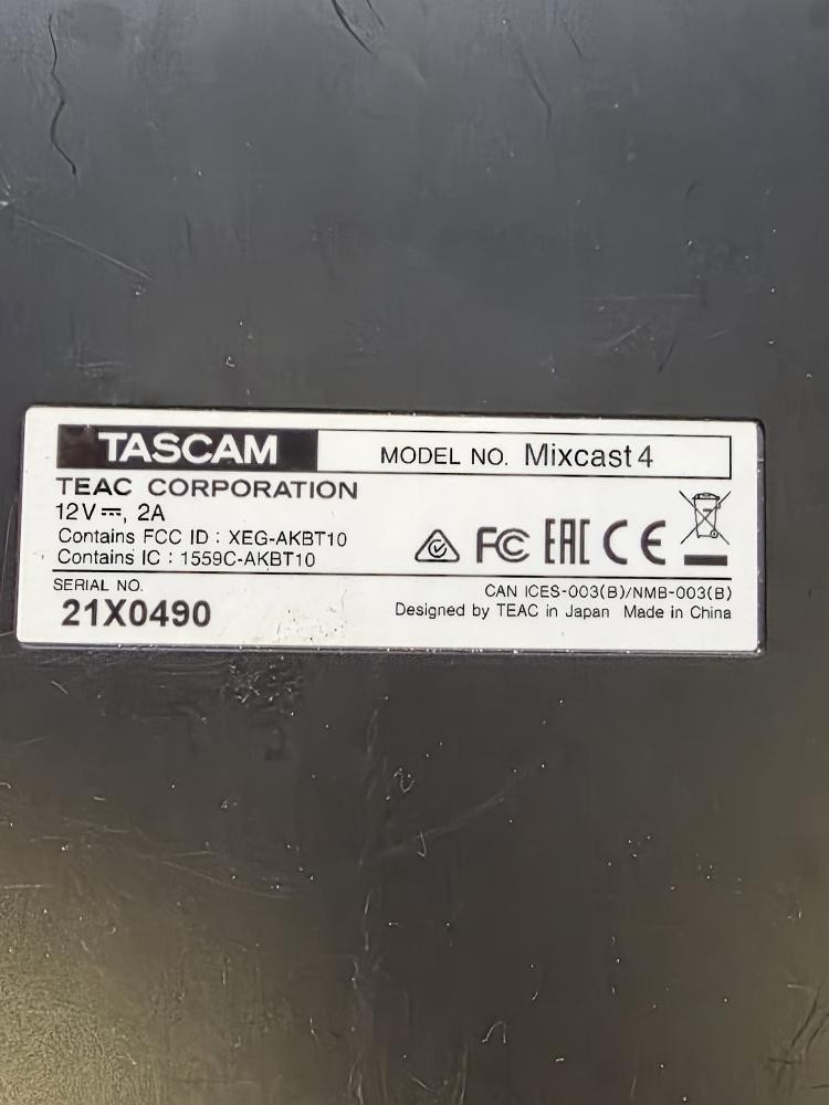 TASCAM MIXCAST 4 SET (EZ2006534)