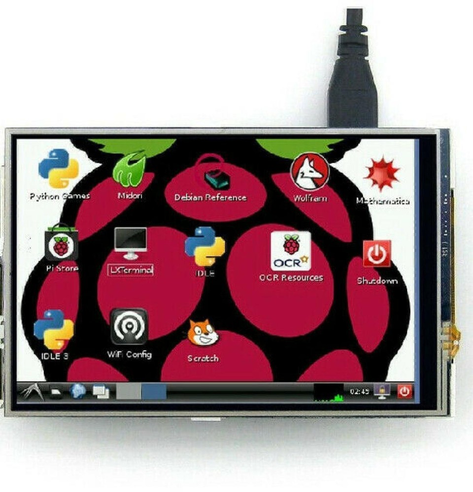 3.5 Inch LCD TFT 320*480 Touch Screen Kit for Raspberry pi 2/3 Model B