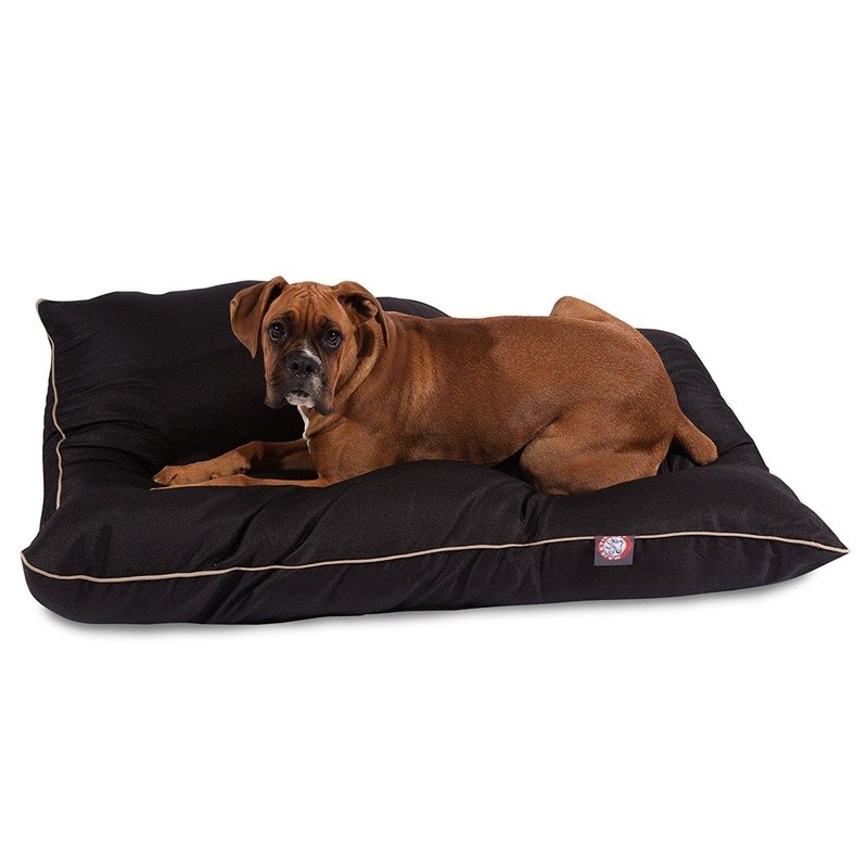 Durable Machine Washable Pet Bed Comfortable Poly Cotton Dog Bed Indoor Use