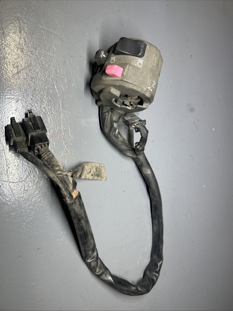 2002-2005 KAWASAKI ZZR1200 LEFT CONTROL HANDLEBAR LIGHT TURN SWITCH #162