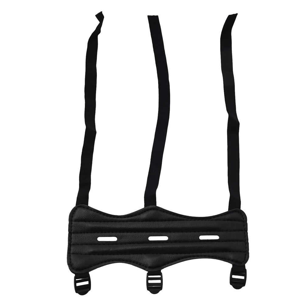 Extended Leather Guard for Bow Gear Practical Hole Design for Efficiency