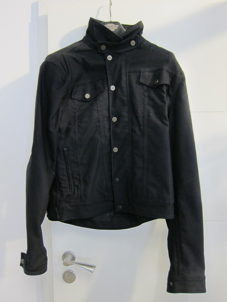 Rokker jacket motorcycle jacket "Black Jack" cold black technology New! Size S, M, L