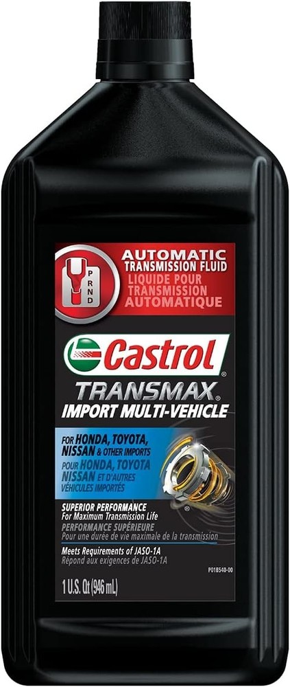 Castrol Transmax Import Multi-Vehicle Automatic Transmision Fluid, 1 Quart,...