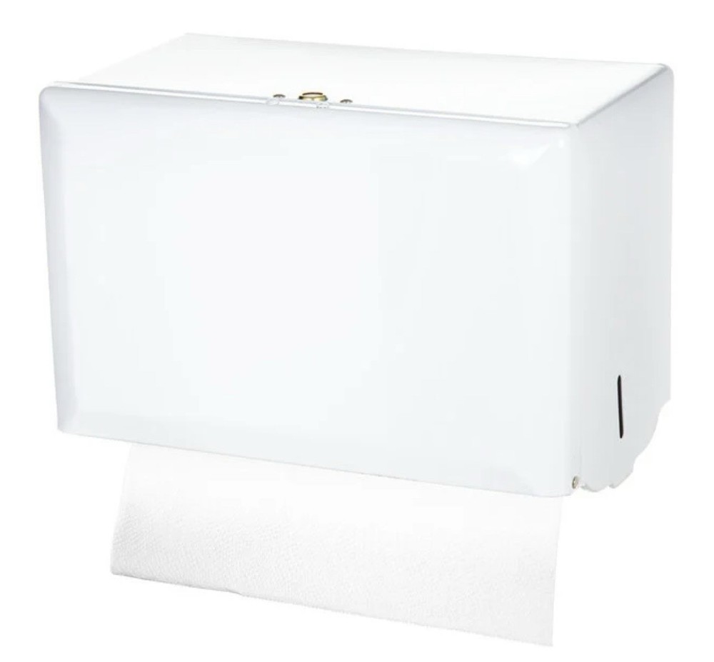 Single Fold Towel Dispenser, White, San Jamar