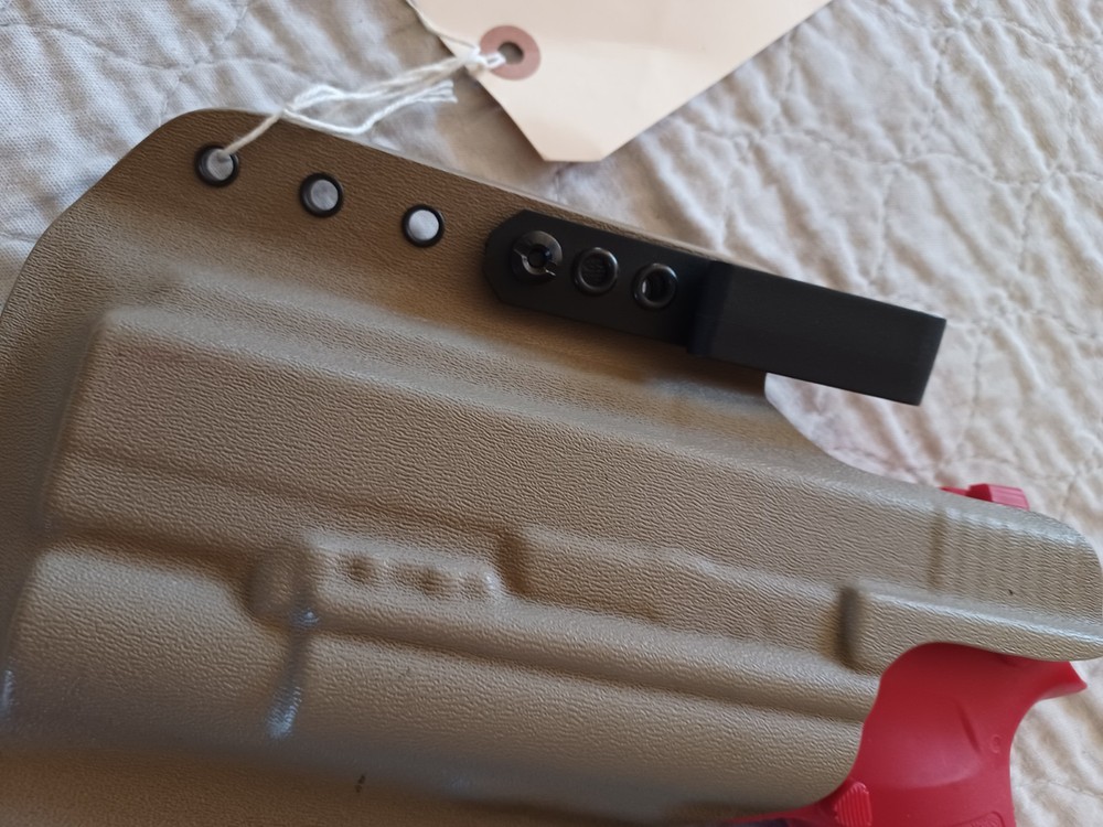 USGI Unmarked Flat Duty Belt Holster VG