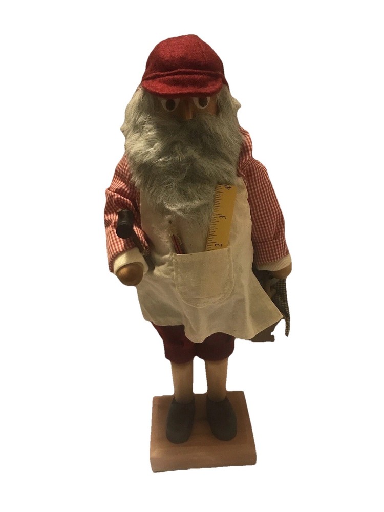 Russian Santa Carpenter Tools Workshop Nutcracker 18 inch