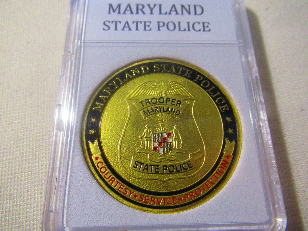 MARYLAND STATE POLICE Challenge Coin