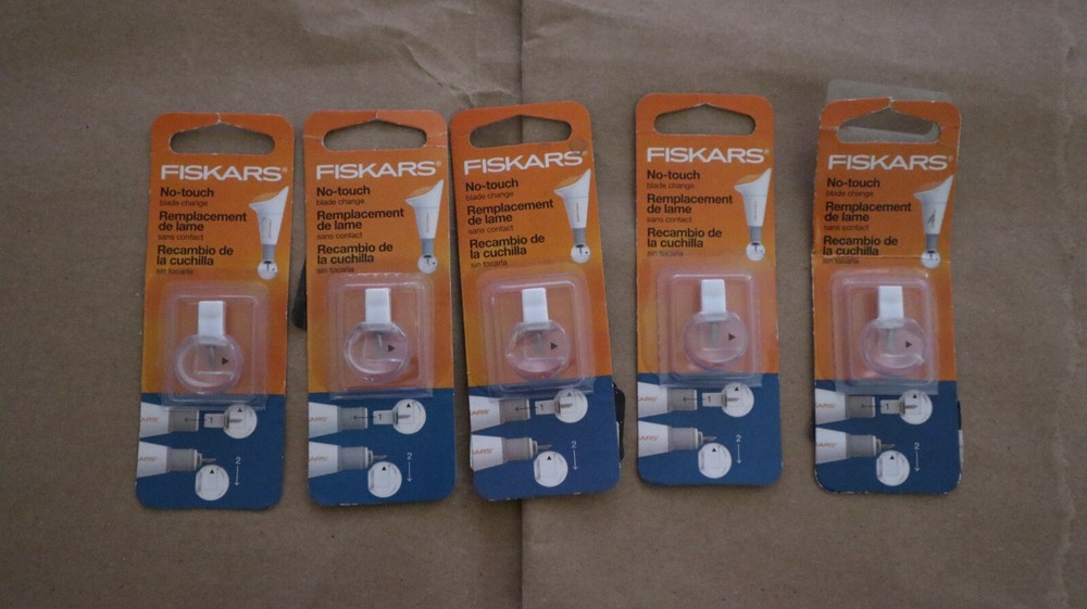 Fiskars No-Touch blade change 5 Blades