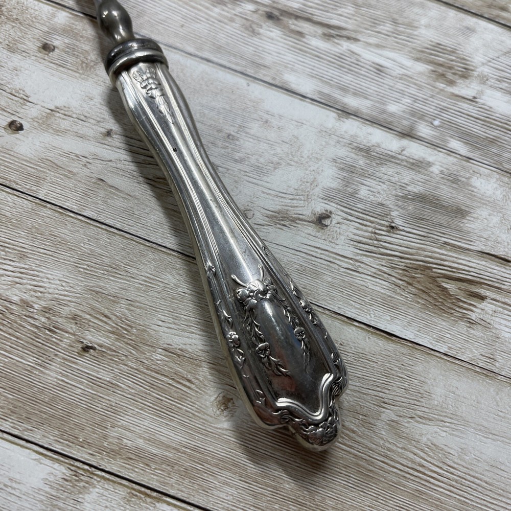 SILVERPLATE LARGE ROAST STEEL 13” ROD SHARPENER