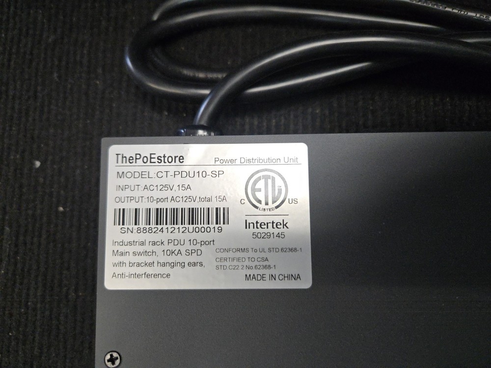 PDU Power Distribution Unit