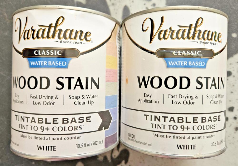 Rust-Oleum Varathane Classic Water Based Tintable Base White Quart 2 Pack