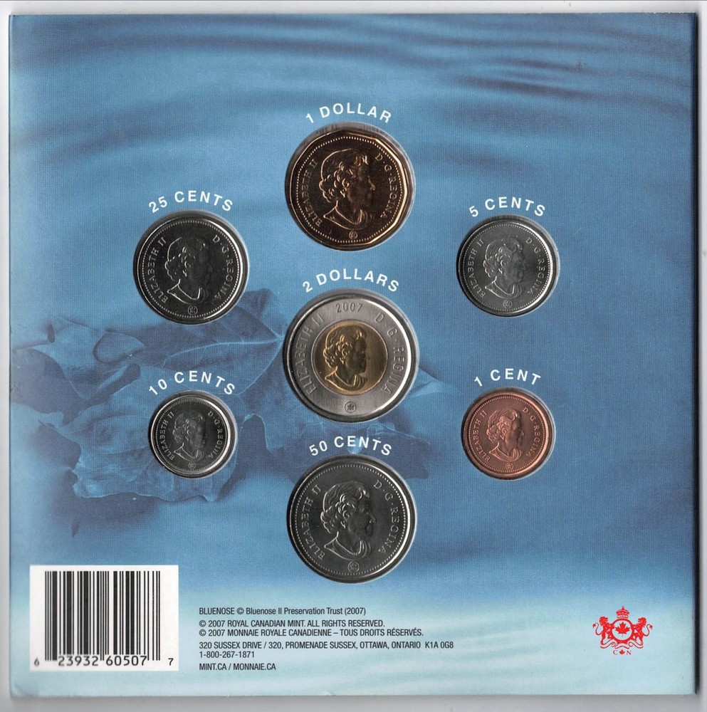 2007 Canada Commemorative Coin Set - Royal Canada Mint -