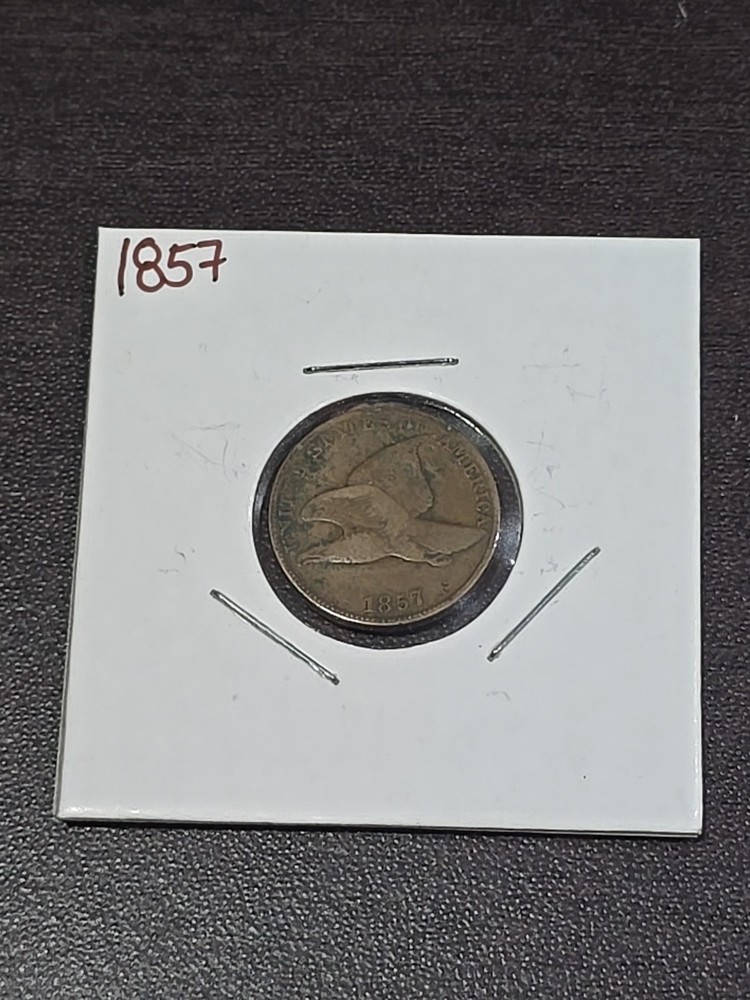 1857 flying eagle cent penny