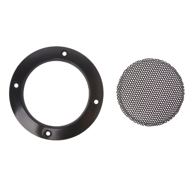 2pcs 2" Speaker Grill Mesh Decorative Circle Woofer Guard Protector Replacement