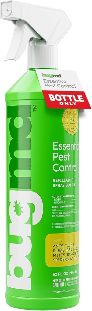 Bug MD 32 Fl. Oz. Bottles only for Essential Oils No Bugs Live