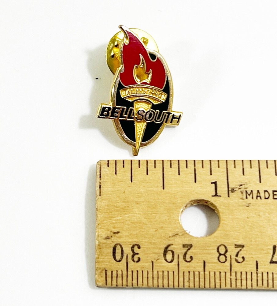 Atlanta 1996 Torch Bellsouth Lapel Pin