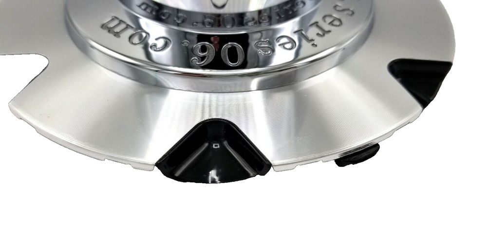 Black Series 06 Center Cap Cover 16" 7 Spoke Trailer Rim Tire Hi-Spec Wheel