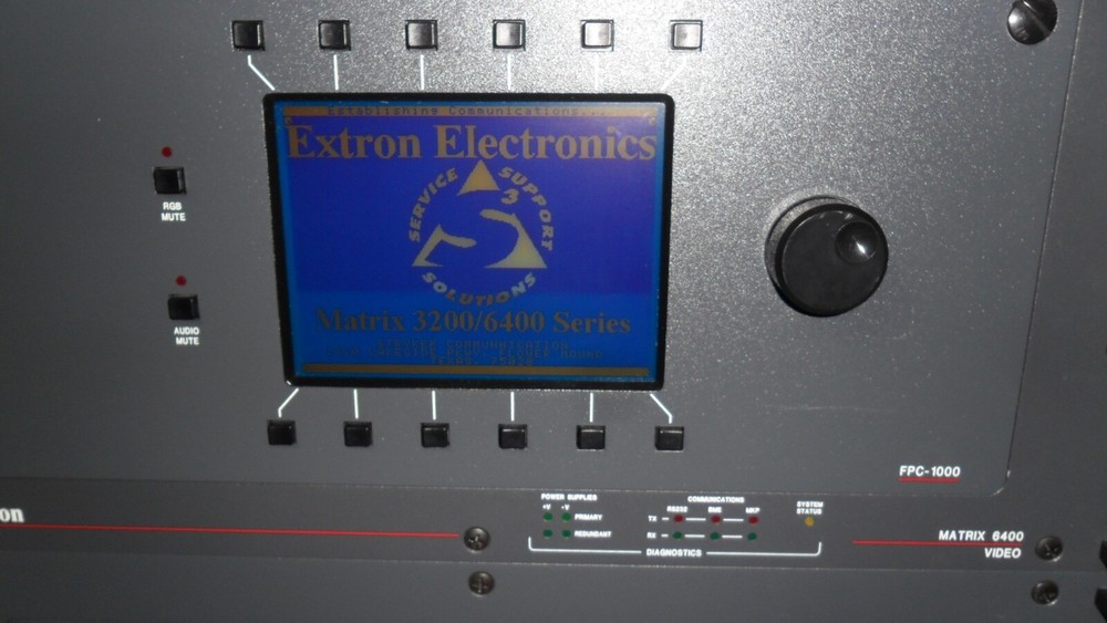 extron video and audio matrix 6400
