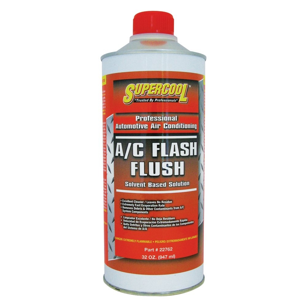 Supercool 22762 Solvent Based A/C System Flash Flush, 1 Quart