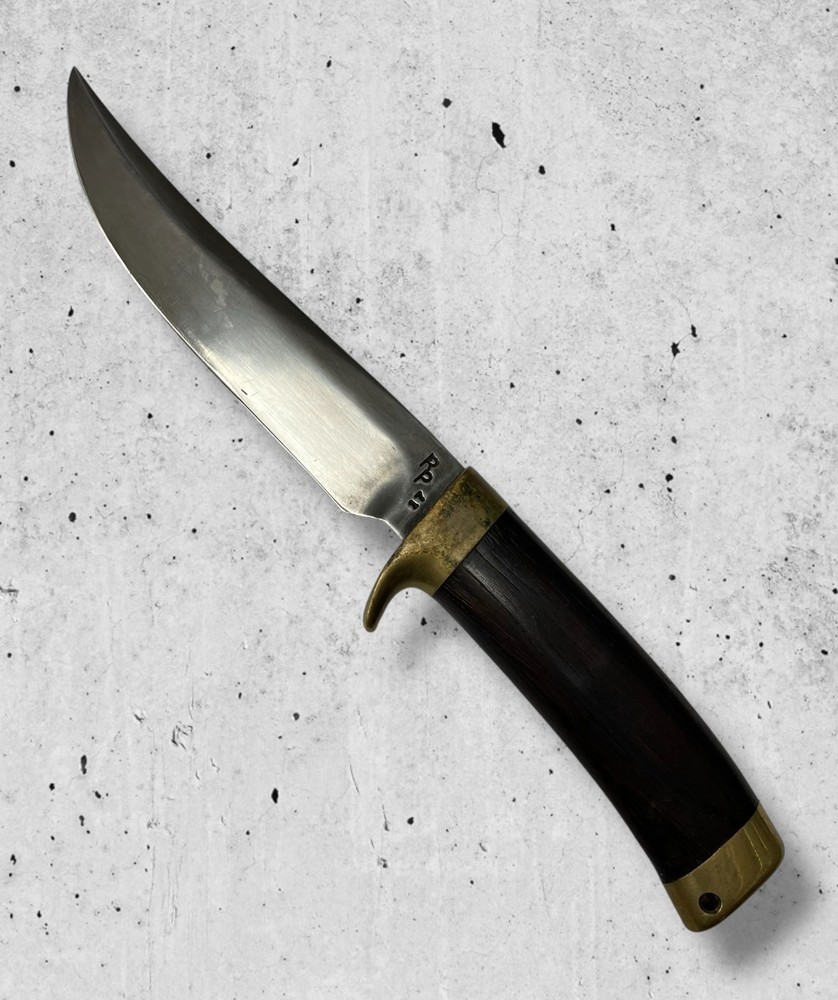 Robert Parish 17 Fixed Blade Knife w/ Leather Sheath