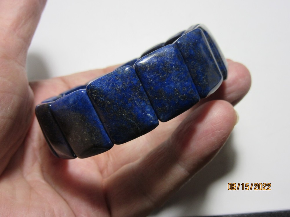 AAA Lapis Luzuli Gemstone Stretch Bracelet LLSB-1