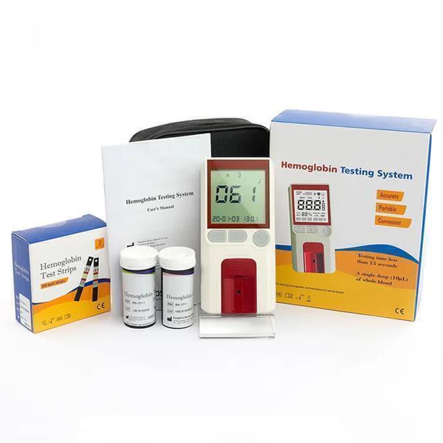 Bioaid Home Use Hemoglobin Meter Analyzer For Detection Hb And Hct Monitors