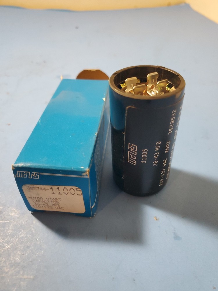 Mars 11005 Motor Start Capacitor 36-43 MFD 110-125 Vac