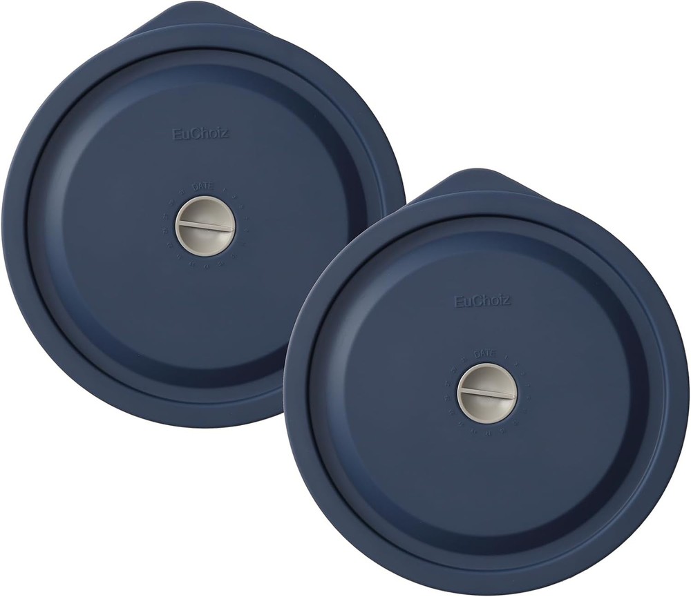 Replacement Lids for Pyrex 7201-PC 4 Cup, Silicone 4 Dark Blue 2pack