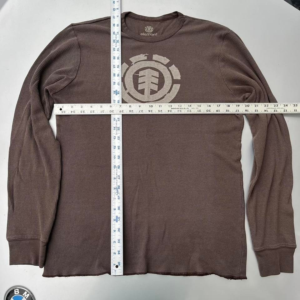 Brown Element long sleeve thermal shirt