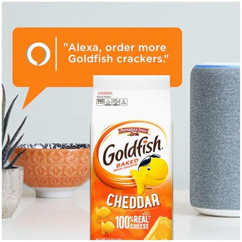 Cheddar Crackers, Snack Crackers, 6.6 oz. bag, 6 CT box