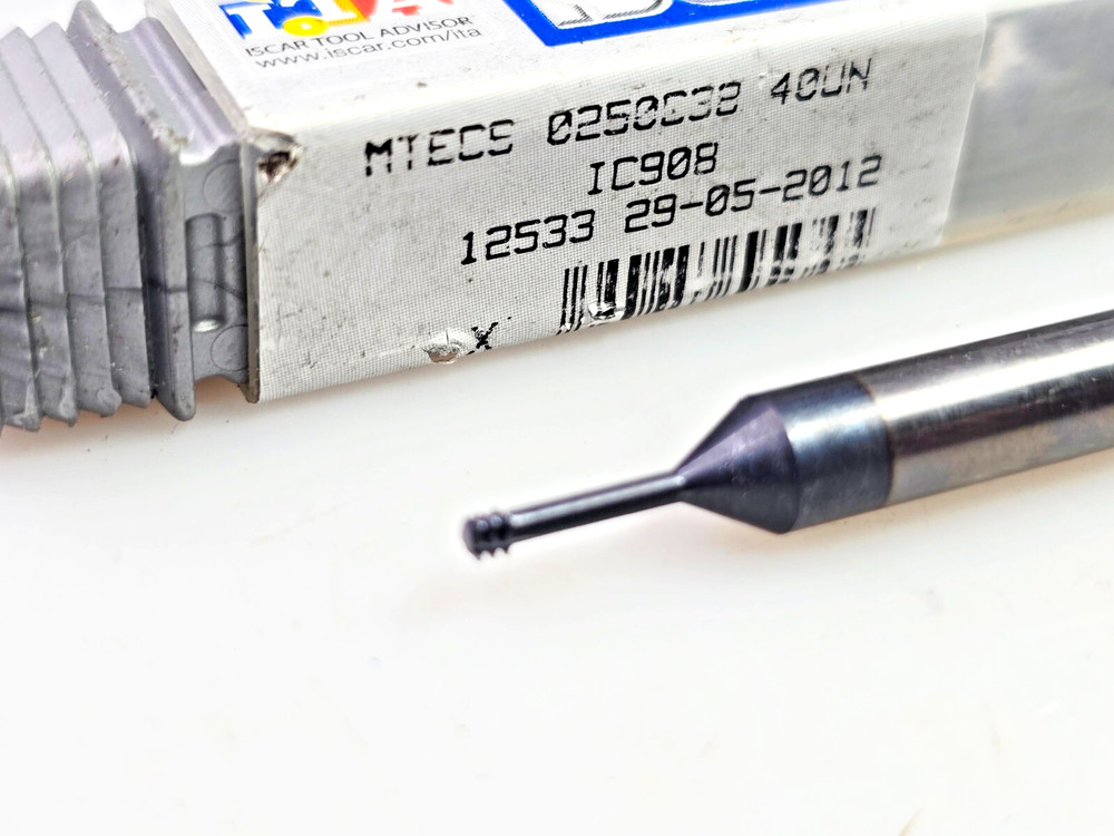 Iscar MTECS 0250C38 40UN IC908 Solid Carbide Thread Mill Internal Threading