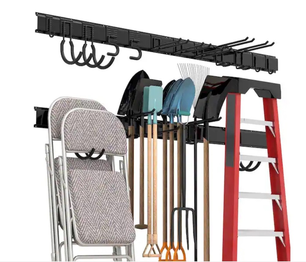 Garage Tool Storage Rack, Heavy Duty Garage Storage Organizer Rack System Wal...