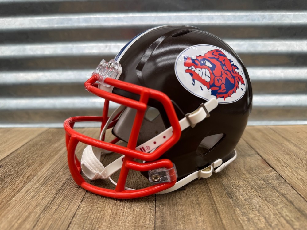 1998 The Waterboy SCLSU Muddogs Speed Mini Helmet